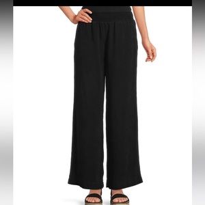 House of Harlow 1960 Smocked Waist Wide Leg Pull-On Pants